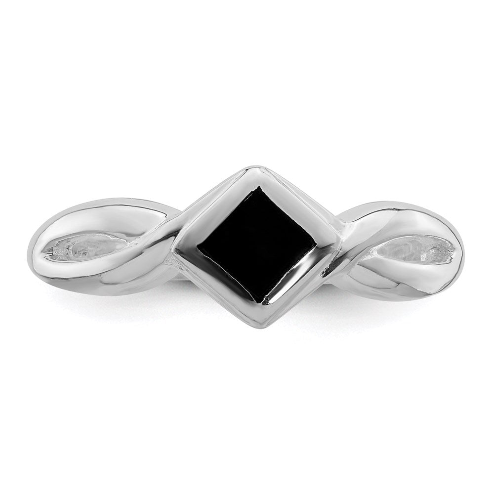Sterlingsilber Onyx Ring