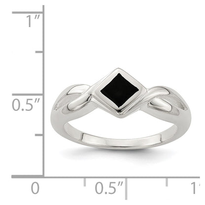 Sterlingsilber Onyx Ring