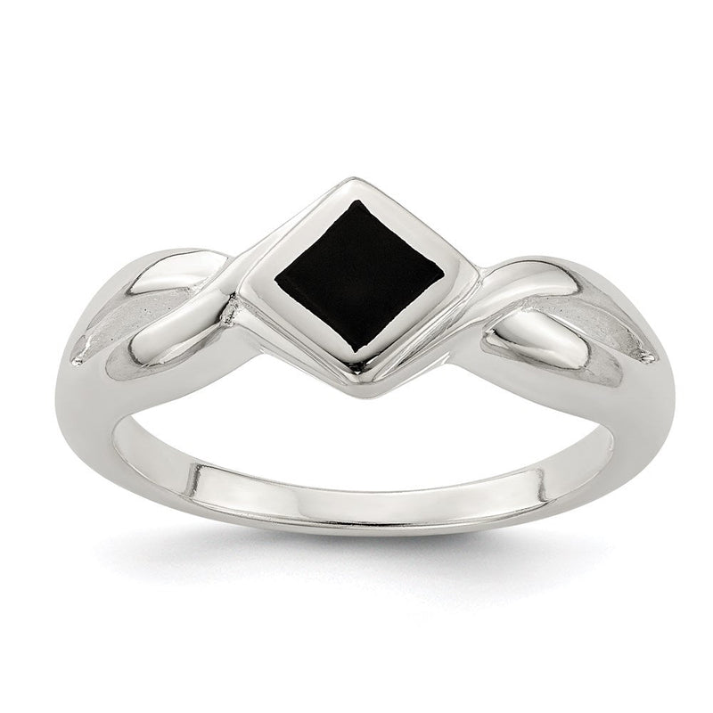 Sterlingsilber Onyx Ring
