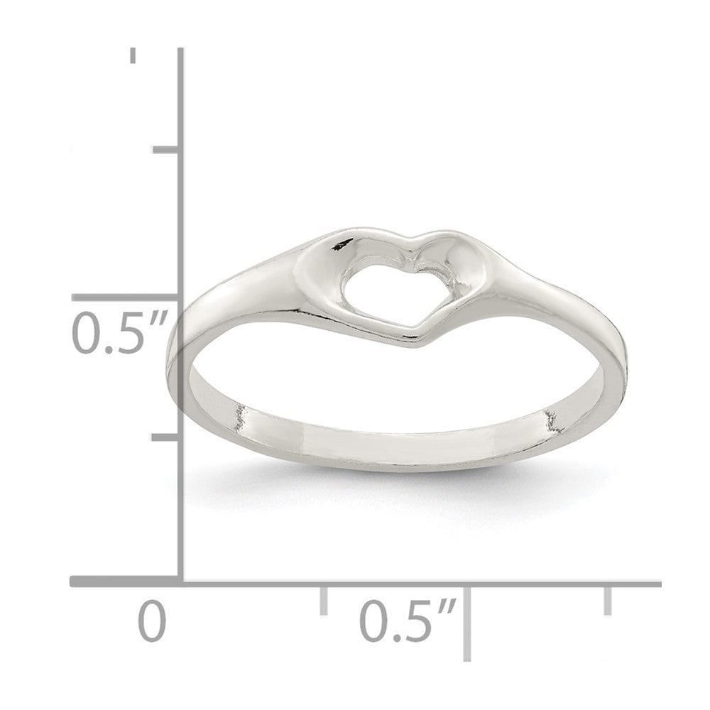 Sterlingsilber Herz Ring