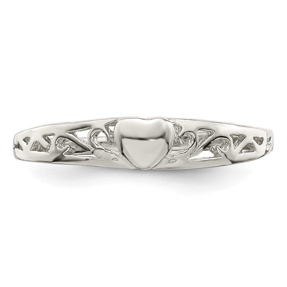 Sterlingsilber Herz Ring
