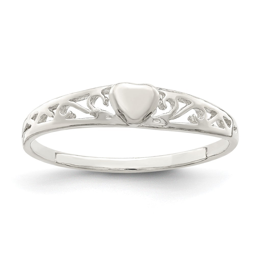 Sterlingsilber Herz Ring
