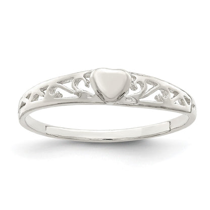Sterlingsilber Herz Ring