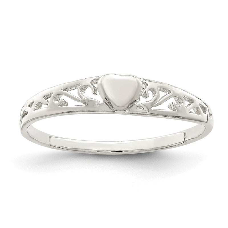 Sterlingsilber Herz Ring
