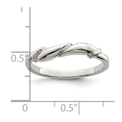 Sterlingsilber Wirbel Ring