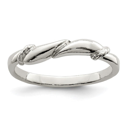 Sterlingsilber Wirbel Ring