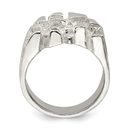 Sterlingsilber Nugget Ring