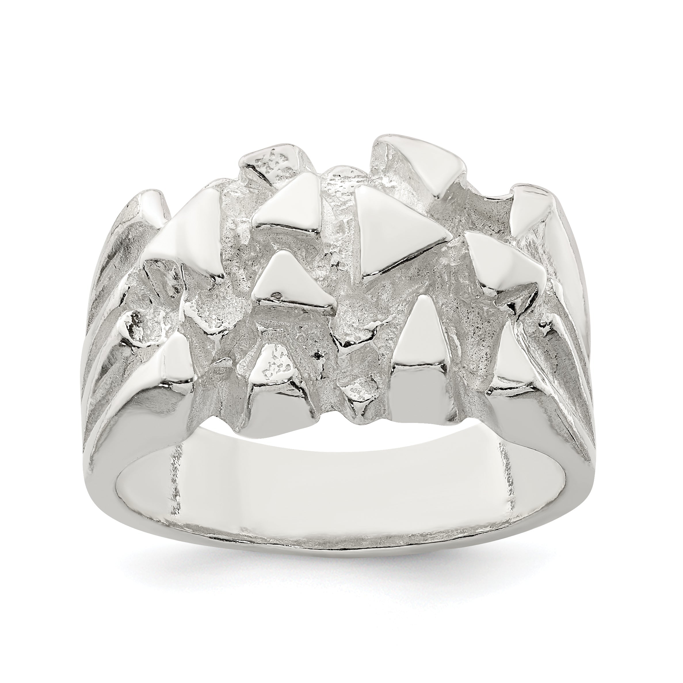 Sterlingsilber Nugget Ring