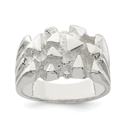 Sterlingsilber Nugget Ring