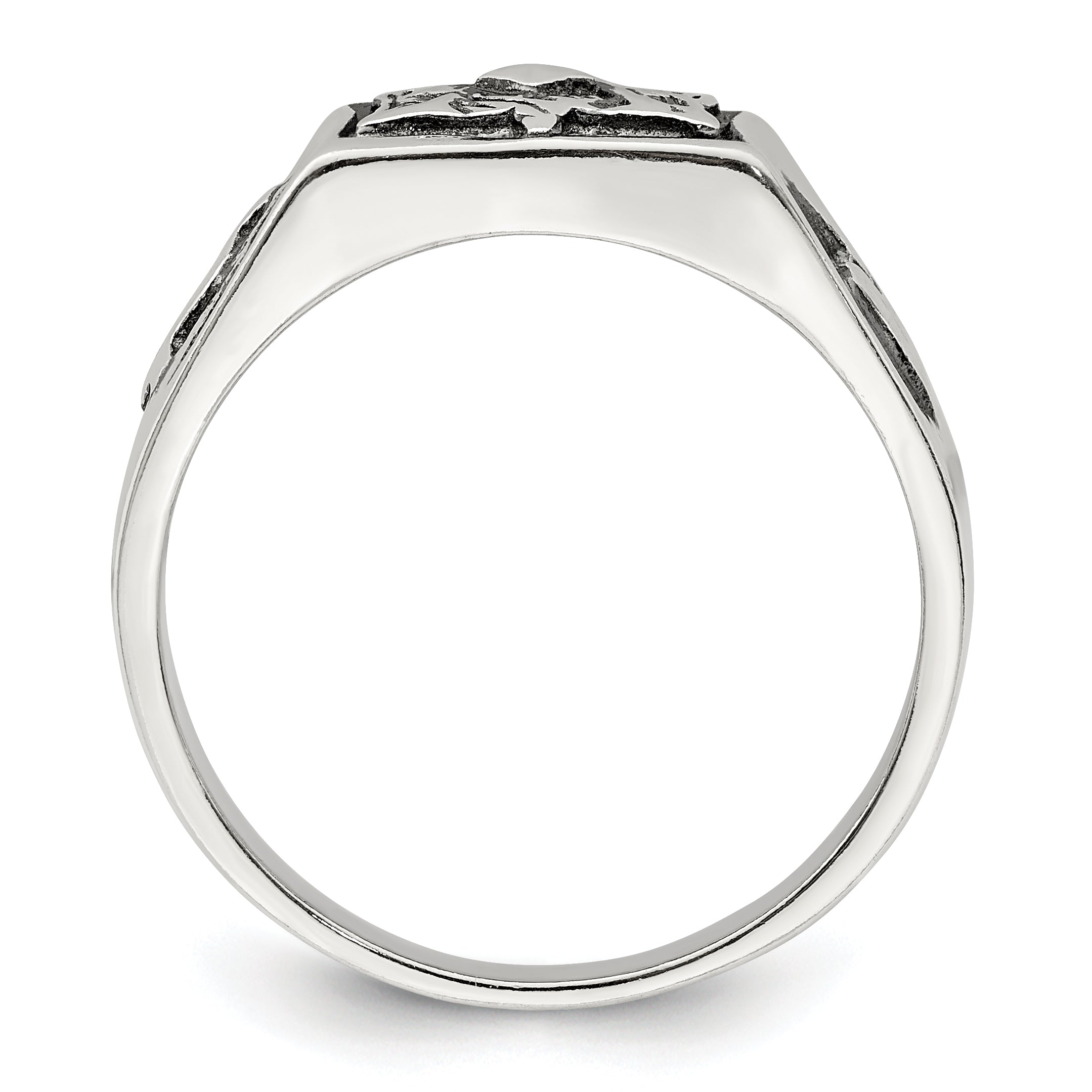 Sterlingsilber Antikisiert Freimaurer Ring