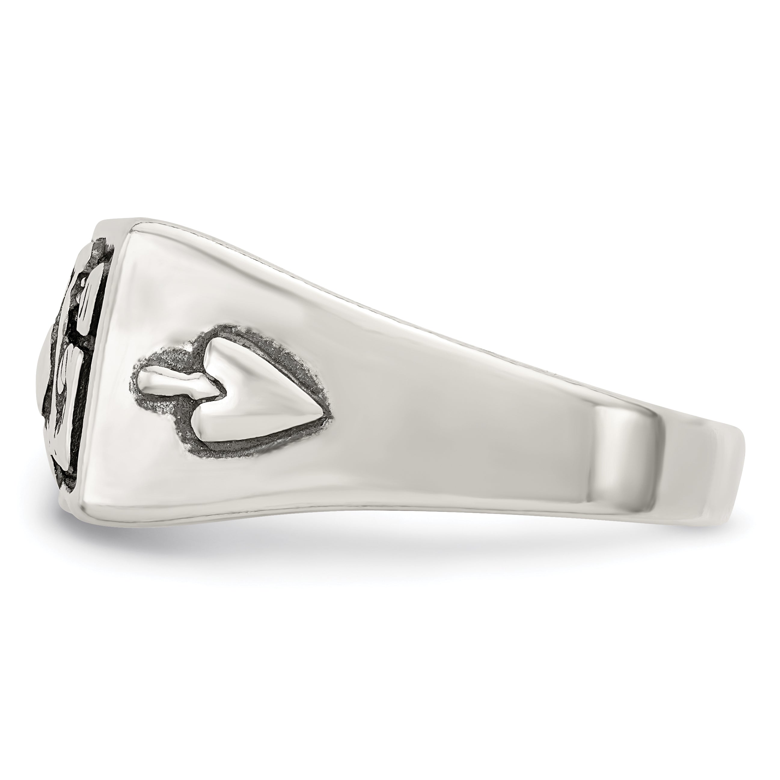 Sterlingsilber Antikisiert Freimaurer Ring