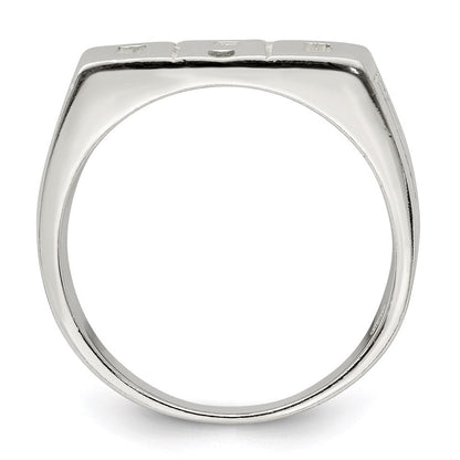 Sterlingsilber Massiv Dad Ring