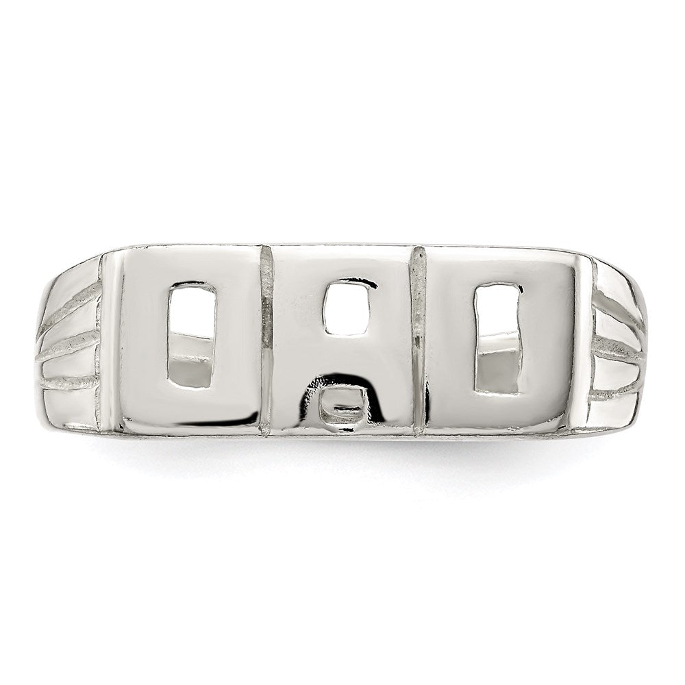 Sterlingsilber Massiv Dad Ring