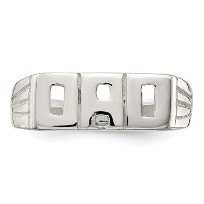 Sterlingsilber Massiv Dad Ring
