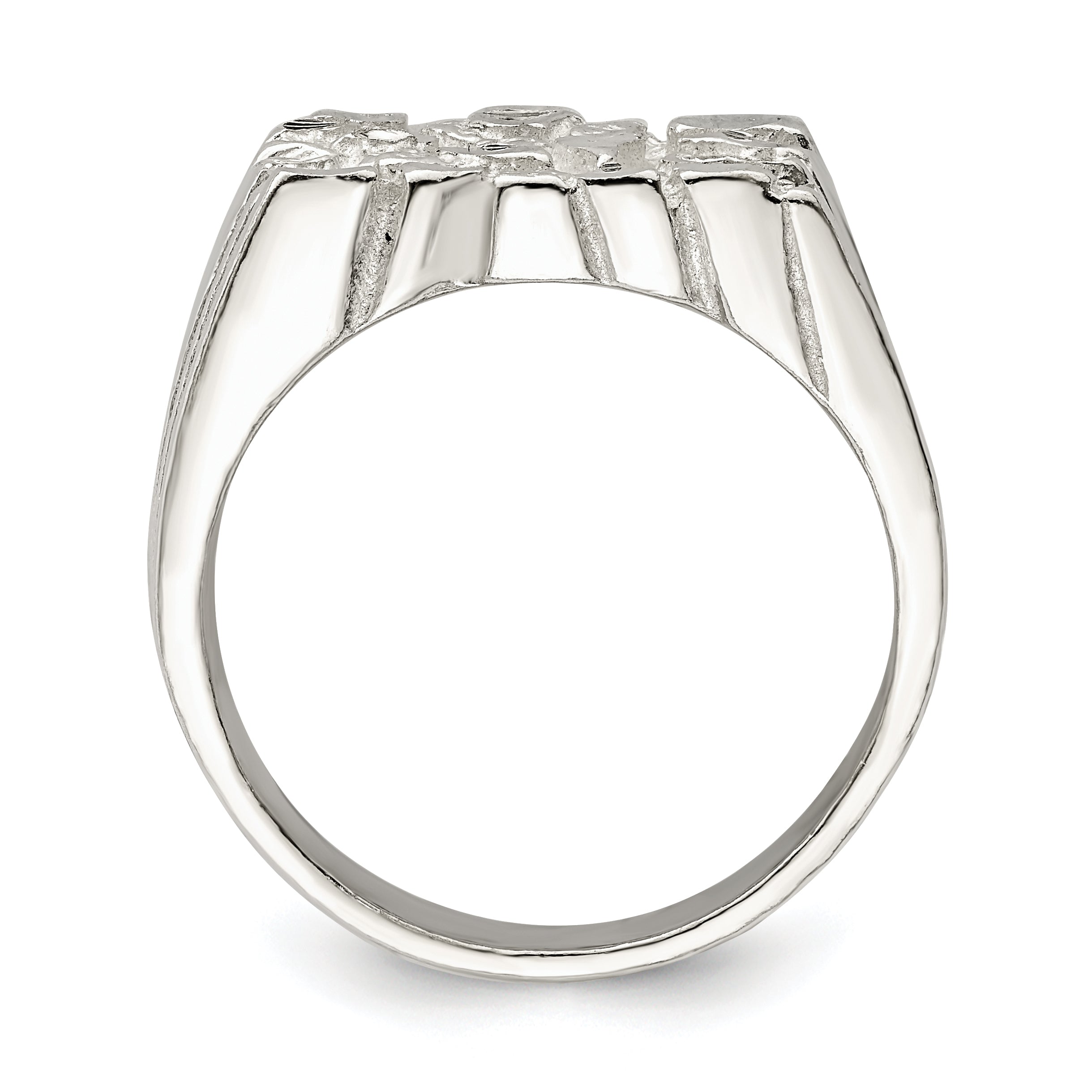 Sterlingsilber Nugget Ring