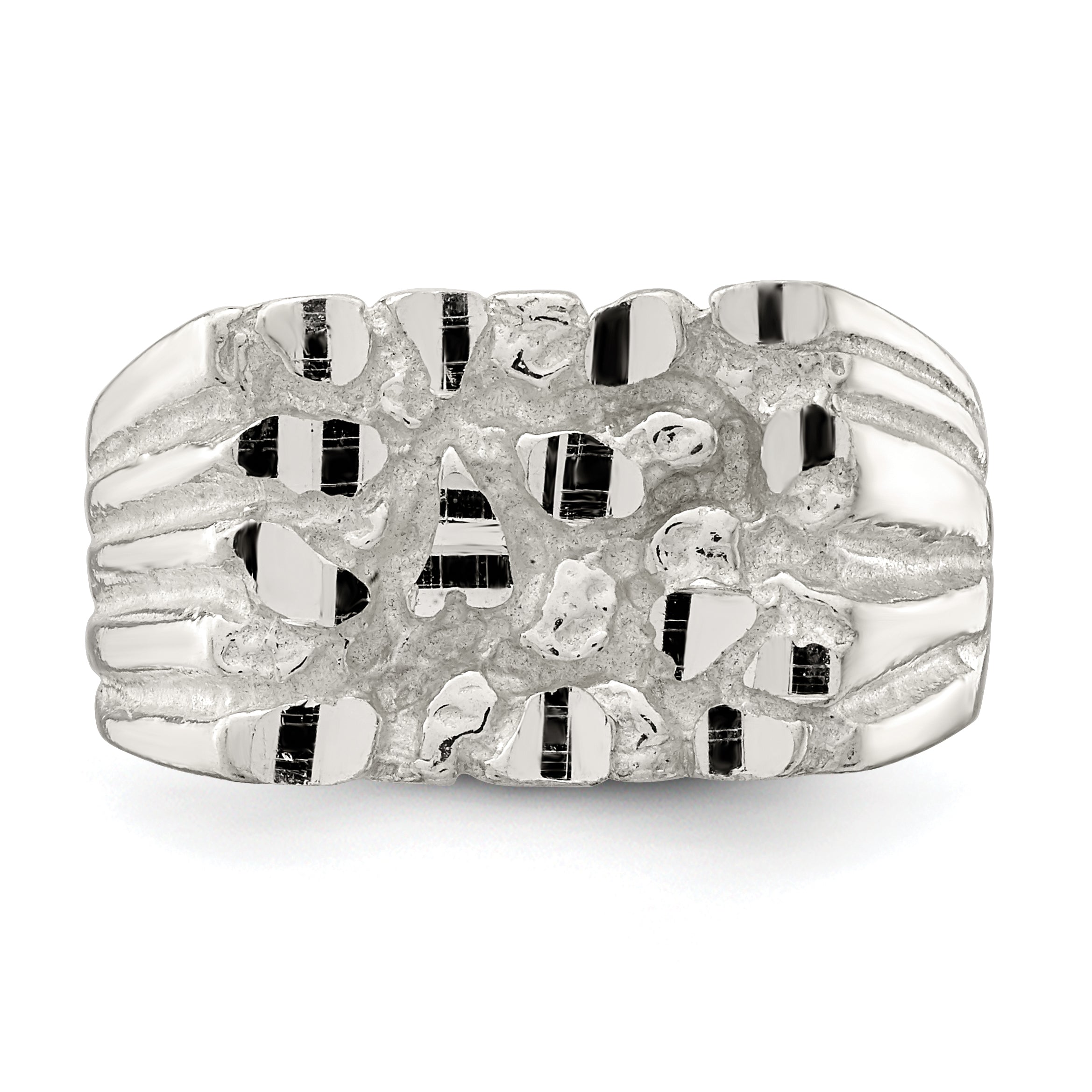 Sterlingsilber Nugget Ring