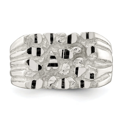 Sterlingsilber Nugget Ring