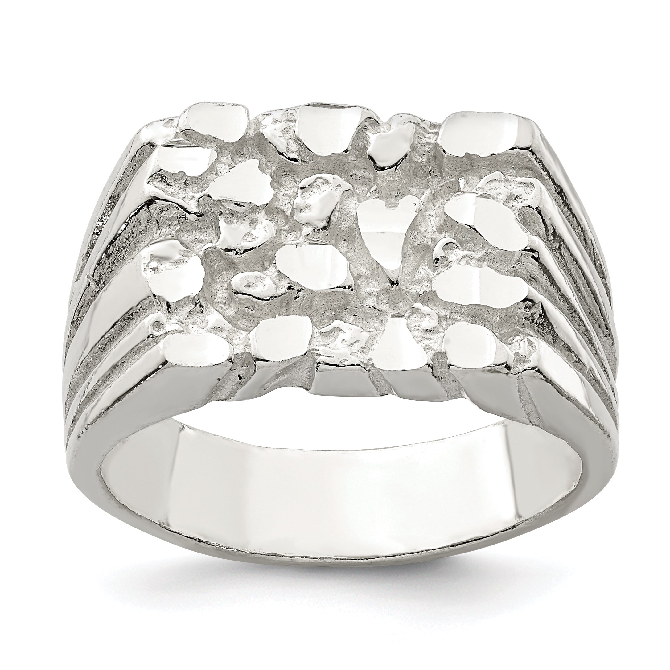 Sterlingsilber Nugget Ring
