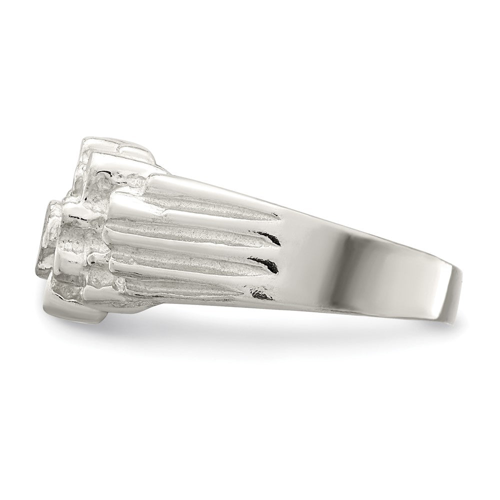 Sterlingsilber Herren Nugget Ring