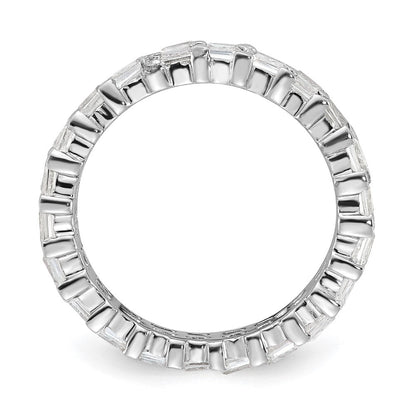 Sterlingsilber Zirkonia Doppelt Ring