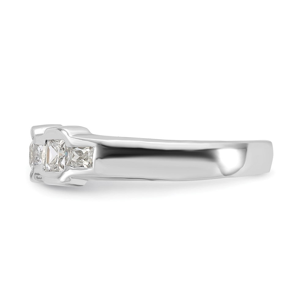 Sterlingsilber Zirkonia Ring (size 6 Nur)