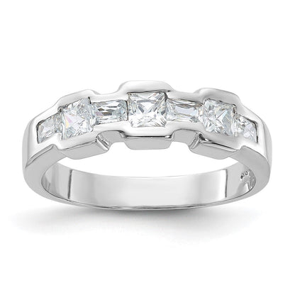 Sterlingsilber Zirkonia Ring (size 6 Nur)
