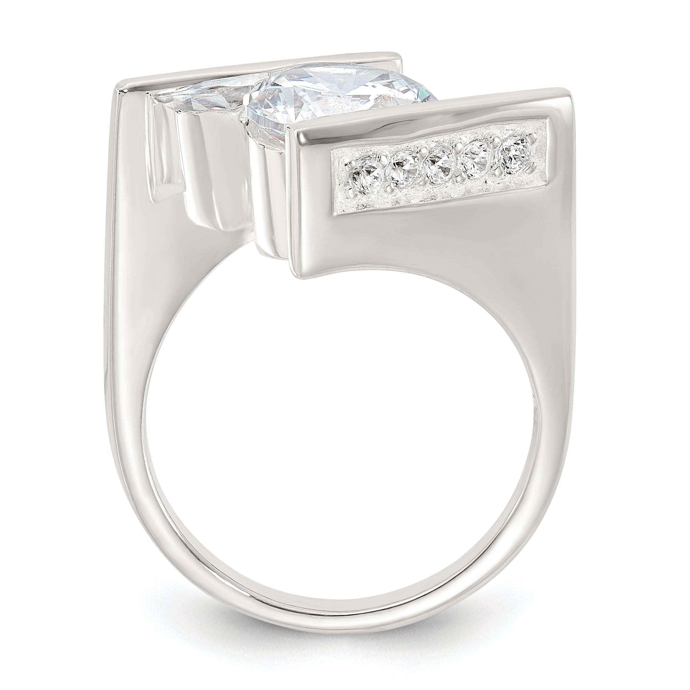 Sterlingsilber Zirkonia Ring
