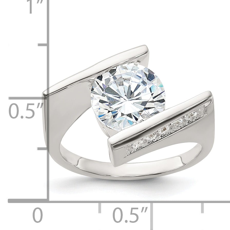 Sterlingsilber Zirkonia Ring