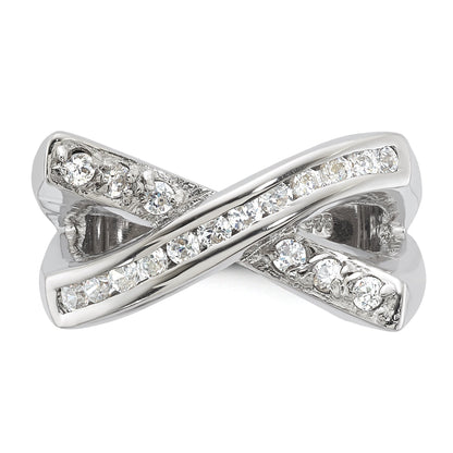 Sterlingsilber Zirkonia X Ring