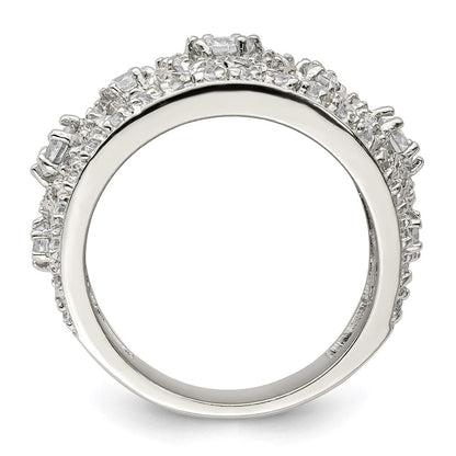 Sterlingsilber Zirkonia Poliert Ring