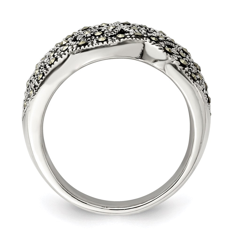 Sterlingsilber Markasit Ring