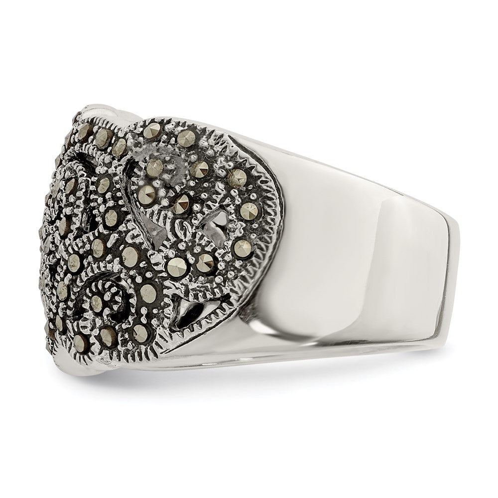 Sterlingsilber Markasit Ring