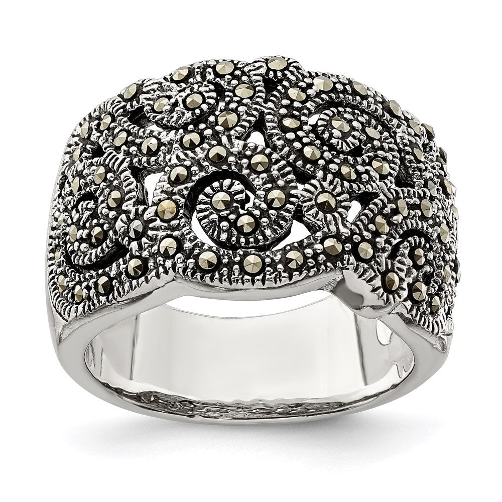 Sterlingsilber Markasit Ring