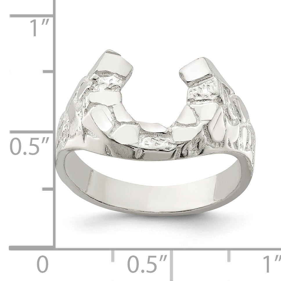 Sterlingsilber Hufeisen Ring