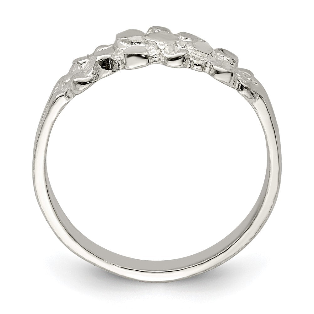 Sterlingsilber Nugget Ring