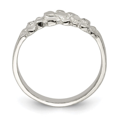 Sterlingsilber Nugget Ring