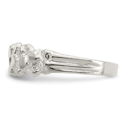Sterlingsilber Nugget Ring
