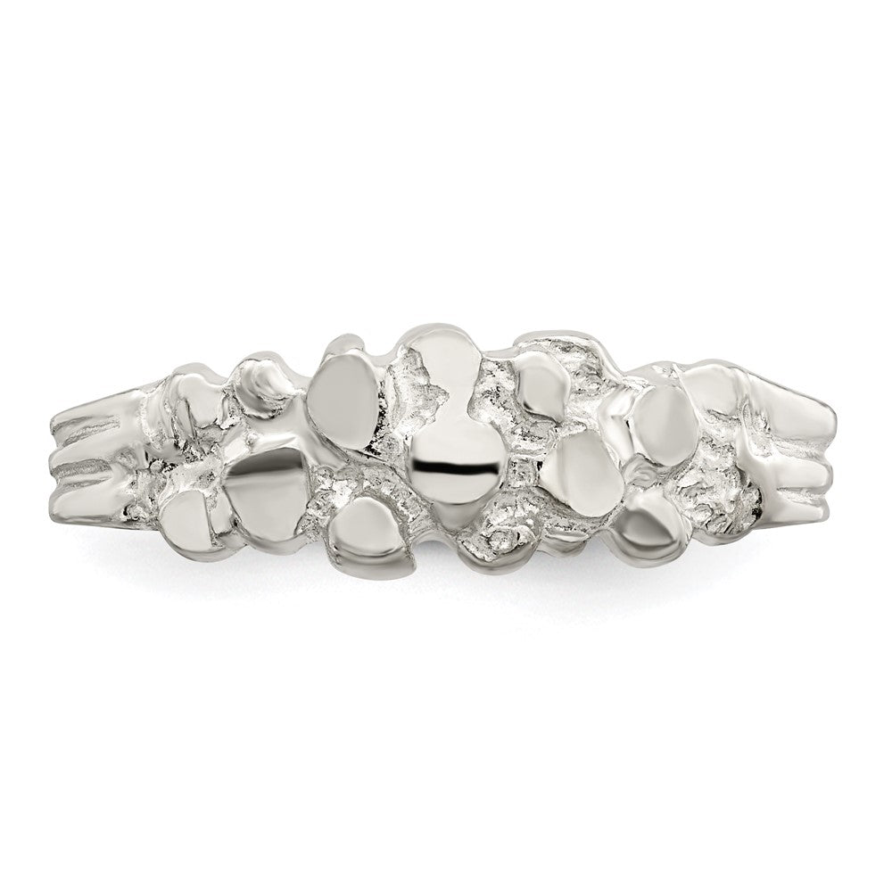 Sterlingsilber Nugget Ring