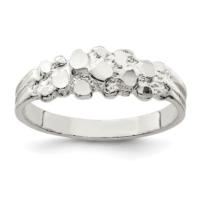 Sterlingsilber Nugget Ring