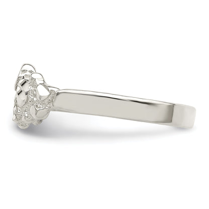 Sterlingsilber Nugget Ring