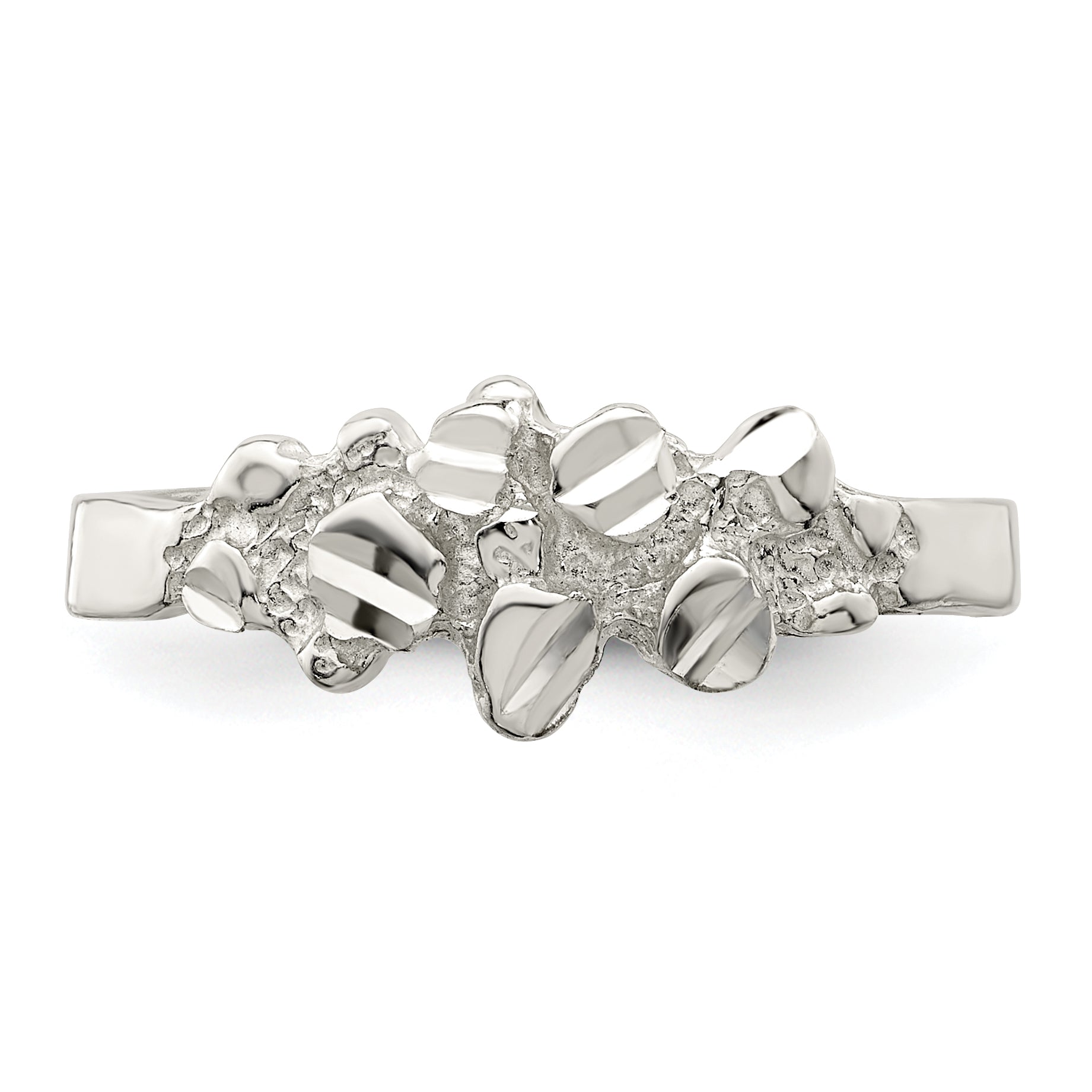 Sterlingsilber Nugget Ring