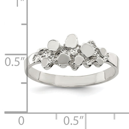 Sterlingsilber Nugget Ring
