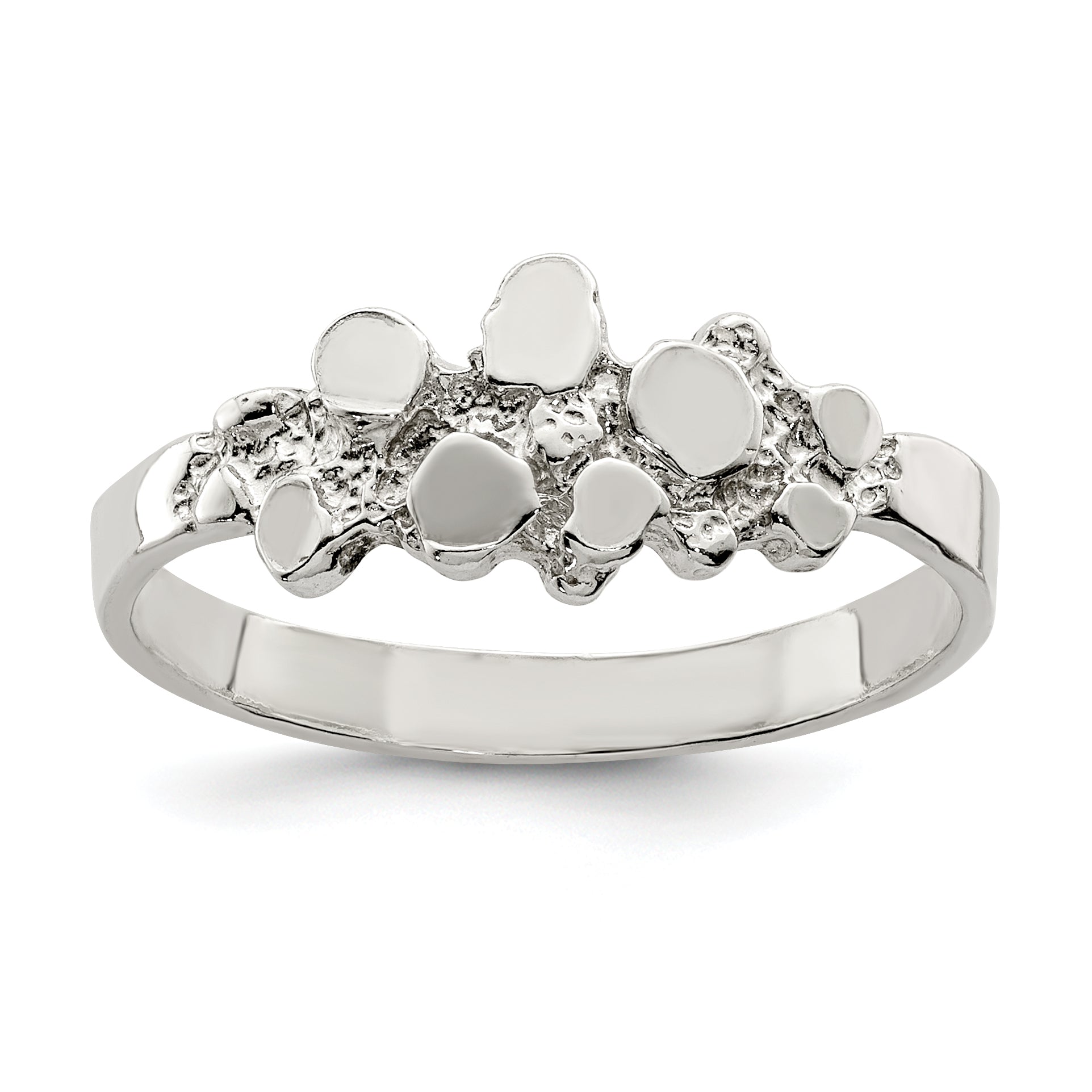 Sterlingsilber Nugget Ring