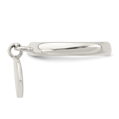 Sterlingsilber Hängend Herz Ring