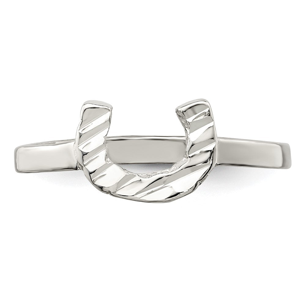 Sterlingsilber Hufeisen Ring