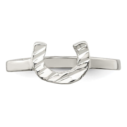 Sterlingsilber Hufeisen Ring
