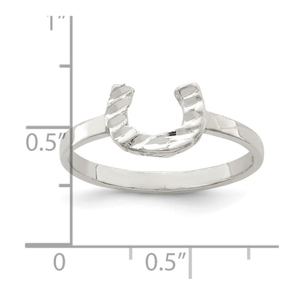 Sterlingsilber Hufeisen Ring