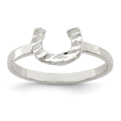 Sterlingsilber Hufeisen Ring