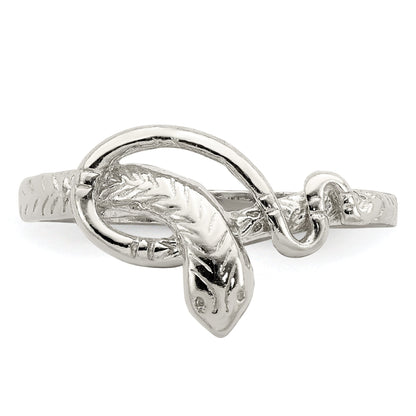 Sterlingsilber Schlange Ring
