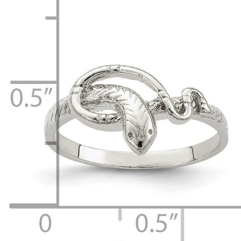 Sterlingsilber Schlange Ring